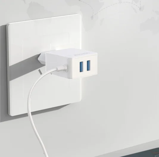 Лидер продаж надежное качество настенное зарядное устройство с 2 USB-портами штепсельная вилка европейского