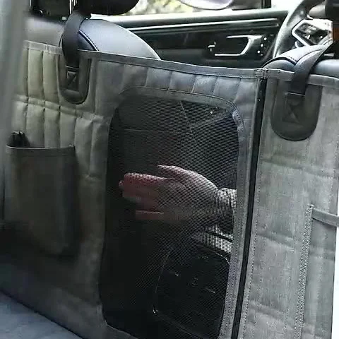 Manufacturers direct sales waterproof car pet mat Oxford cloth rear car seat mat cat dog pet car seat mat