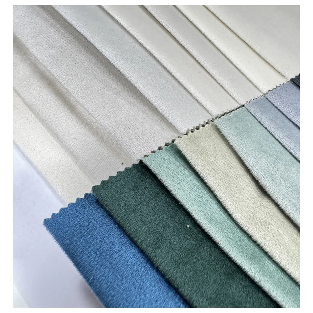 Cheap price holland velvet fabrics for sofa and upholstery 165gsm170gsm