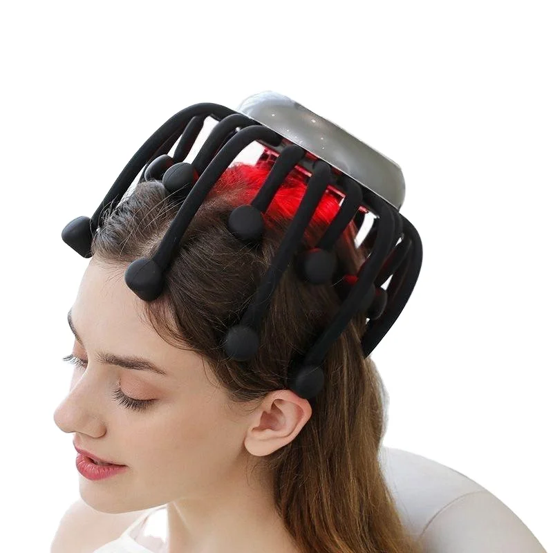 2024 wholesale handy head massager silicone massage head octopus shape massager for head