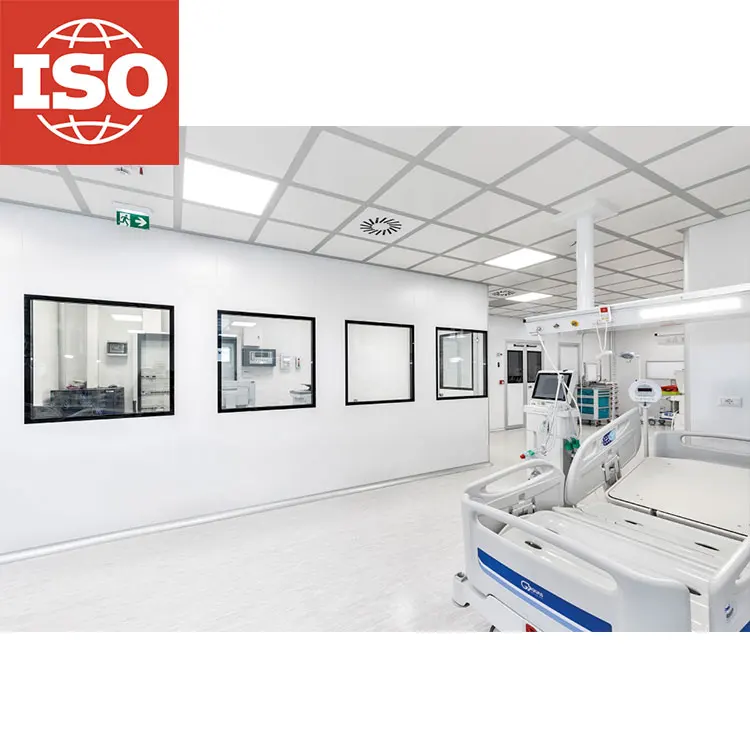 Semiconductor Modular Modular Cleanroom Manufacturers Systems Class A 10K Iso 3 Clean Room