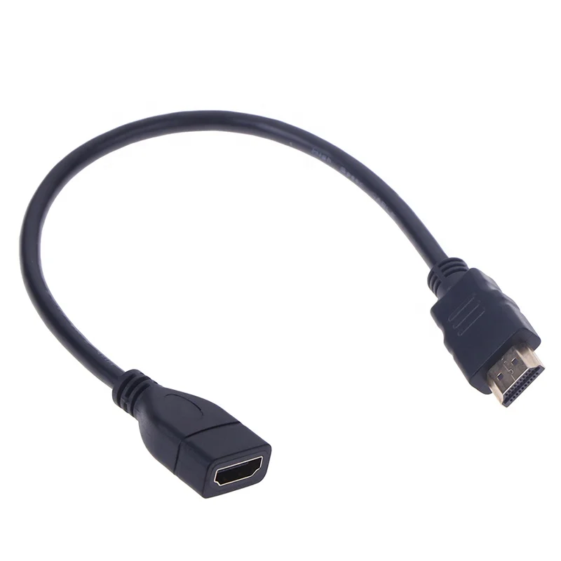 15cm/30cm HDMI-compatibale Male To Female Extension Cable HDMI-compatibale Protector Extender Cord
