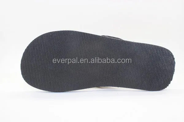 Ladies Bamboo Straw Flip Flops