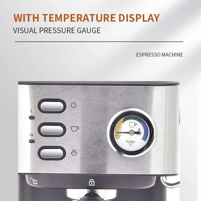 Hot sale all in one home slim electric coffee makers 15 bar pressure smart commercial espresso coffee make  with grinder machine