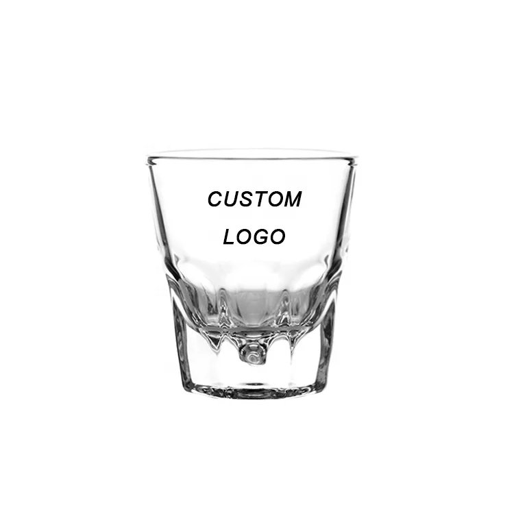 Hot Sale 5oz/150ml Customized Logo  Shot glasses cup Liquid Whisky Glass Personalized Shot Advertising Shot Glass