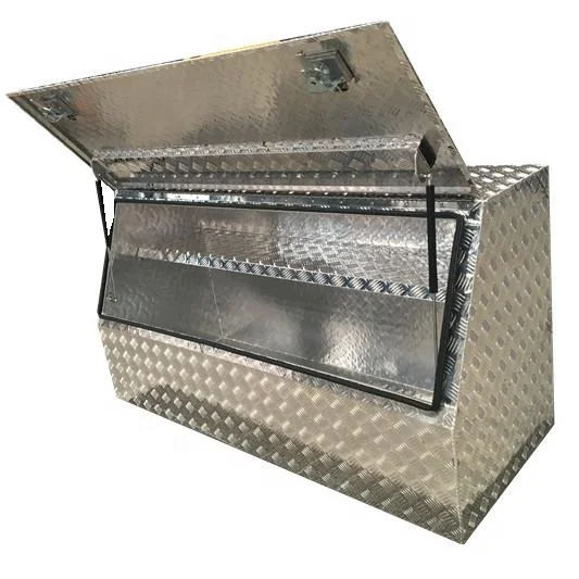 aluminum checker plate truck bed tool box for truck
