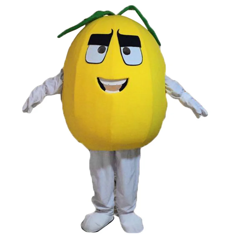 HI crazy and fun EVA customized yellow pear mascot costume commercial fruit style adult cosplay suit for sale