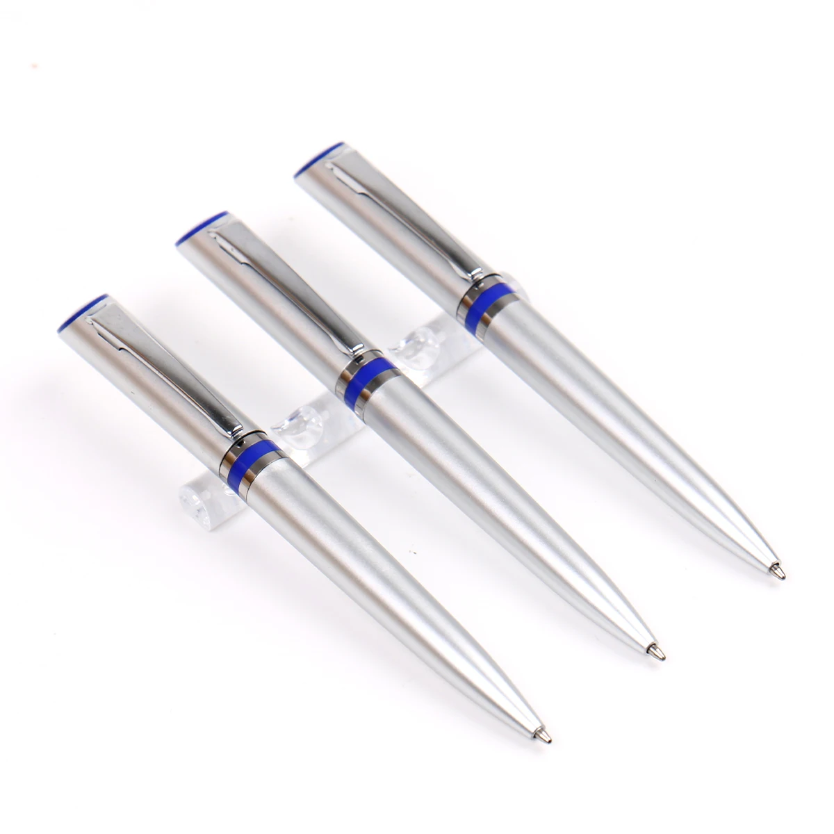 2023 New Ultra low price custom logo Metal ballpoint pen Rotary metal pen holder gift promotion crossbody pen