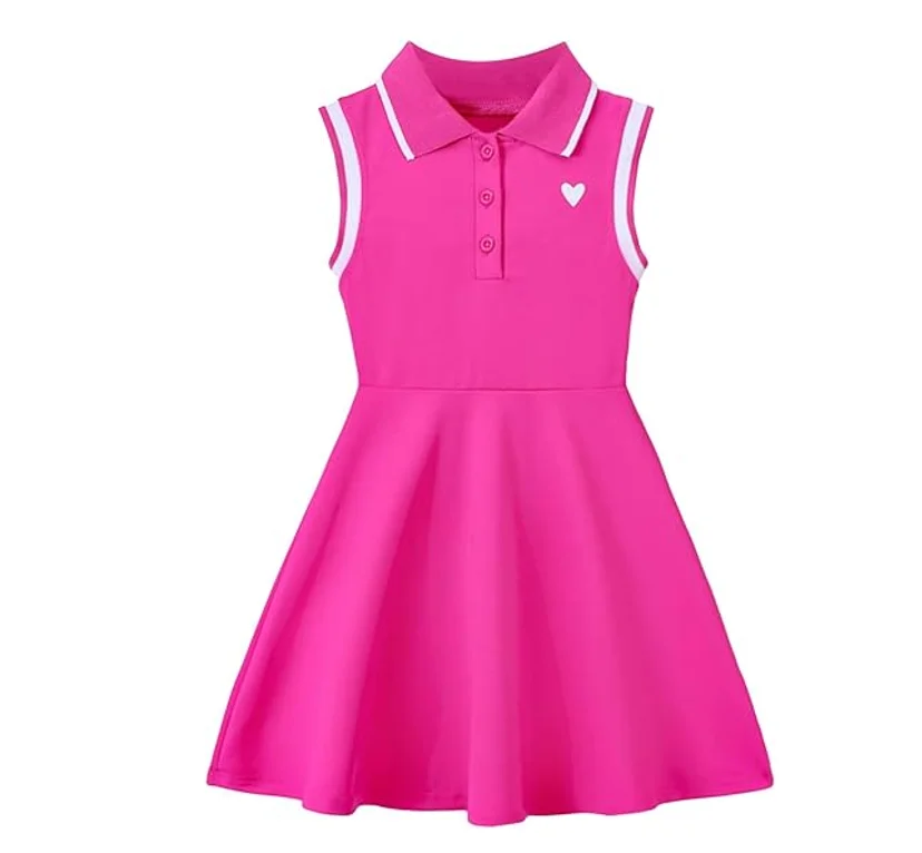 Yoga Dress New Arrival Sleeveless Fitness Clothing Sports Solid Tennis Dresses Kids Fashions