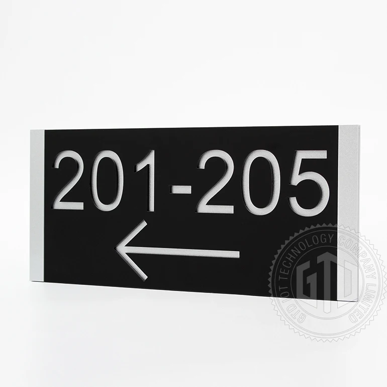 Fashion Design Different size hotel/building/apartment using room number or direction guide Sign Plate