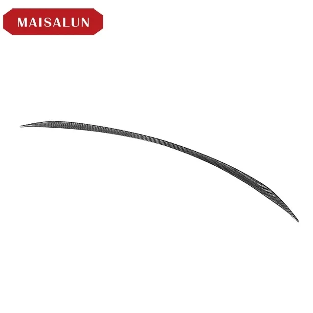 High Quality C63 Style Carbon Fiber Tail Wing Spoiler For Mercedes Benz C Class W205 2015+ Rear Spoiler Auto accessories