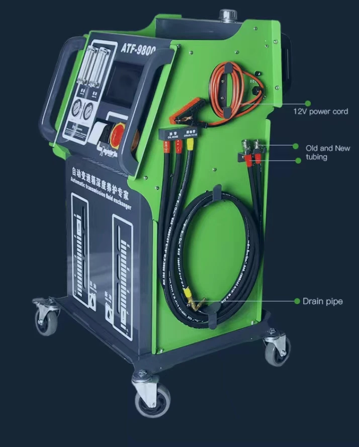 ATF-9800 Transmission Fluid Exchanger with printer ATF Changer and cleaner machine with Printer