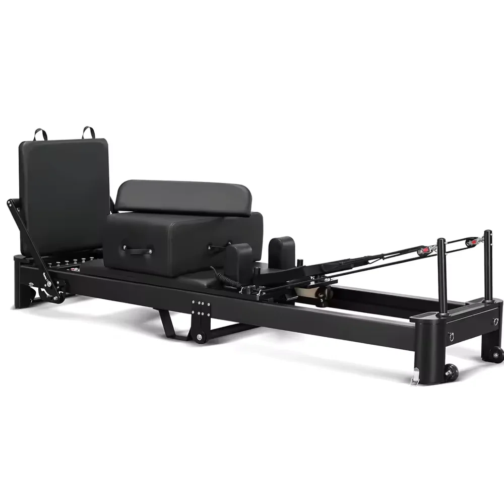 High End Aluminium Pilates Machine Gym Studio Training Pilates Folding Aluminium Pilates Reformer