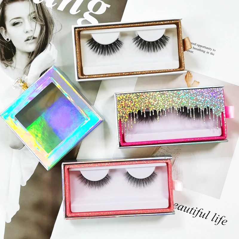 
advance production technique Korean synthetic false eyelashes beauty patterns fiber eyelash 