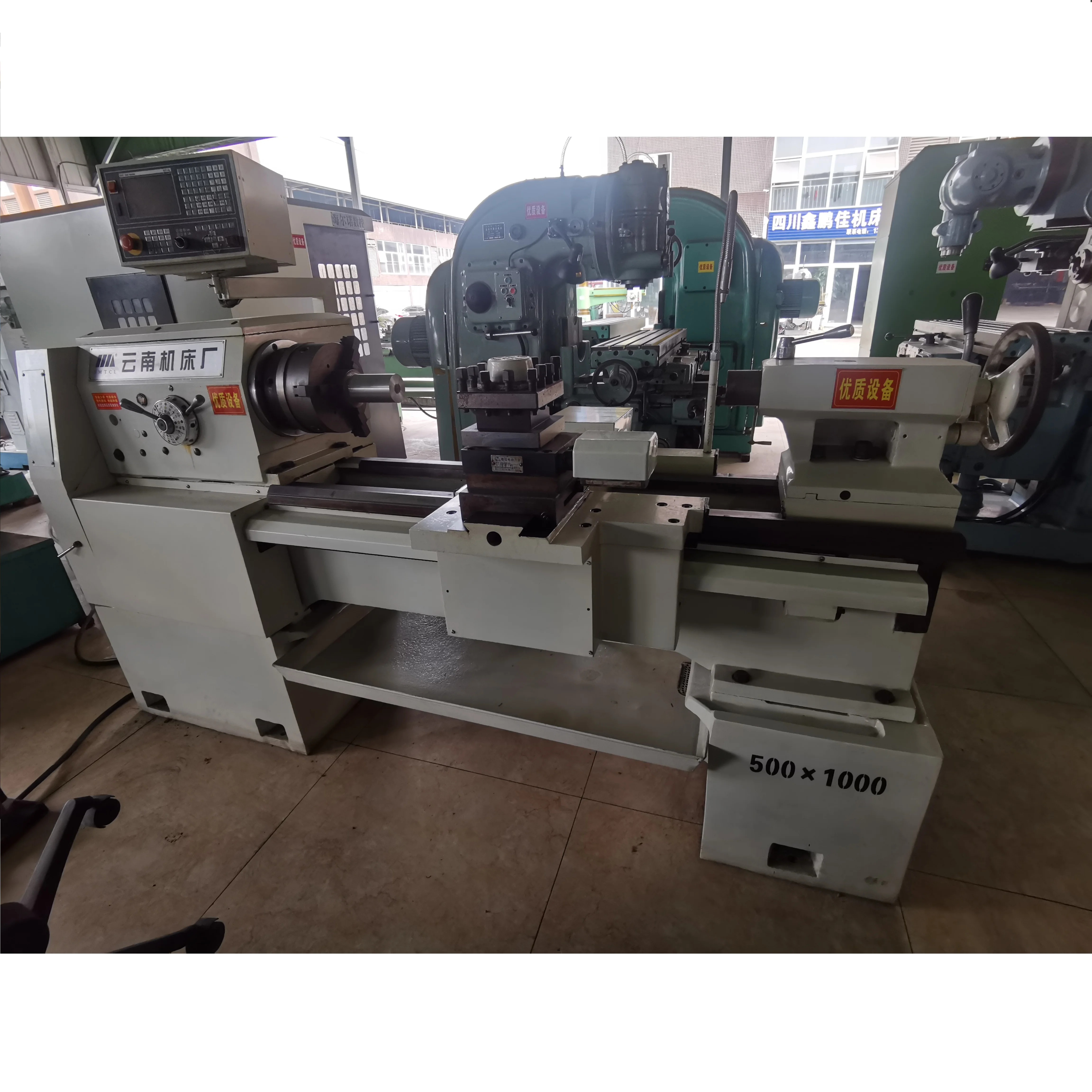Flat Bed Horizontal Cnc Lathe Machine Used Cnc Lathe Machine Making Machine Lathe