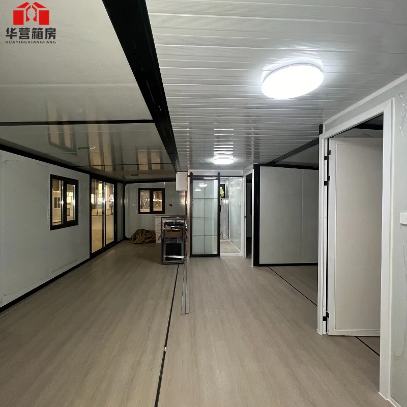 China Factory Wholesale Cheap 40 Ft Luxury House Prefab Modular Homes Expandable Container House