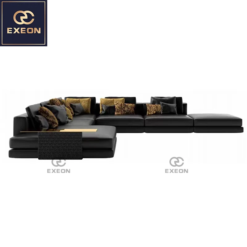 Dealer Interior Full House Furniture Designs Velvet Luxury Villa Furniture Customize House Lobby Living Room Couch Sofa Set