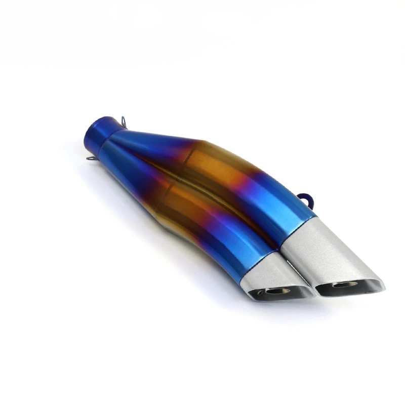 Motorcycle Exhaust System Cnc escape slip on Muffler Racing Pitbike silencer For motor benelli trk 502 600 gt moto accessories