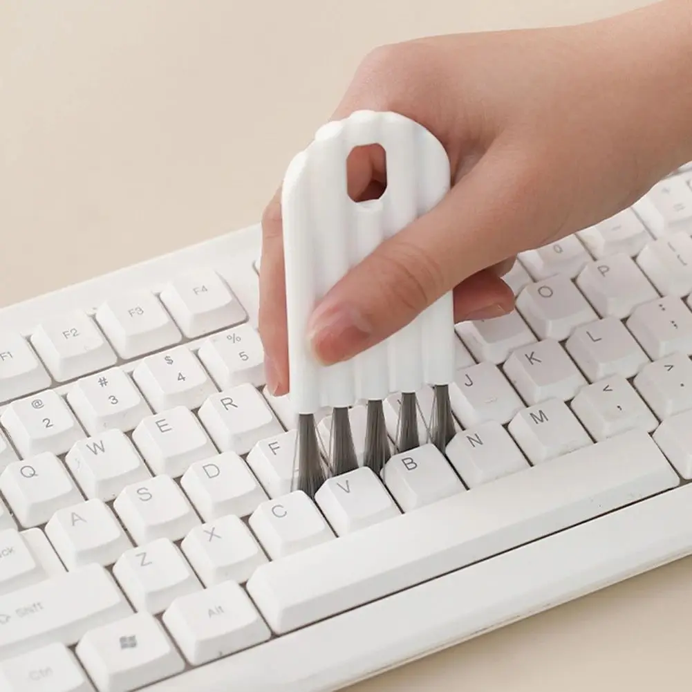 Mini Crevice Cleaning Brush Flexible Window Water Bottle Cup Gap Brush Small Curved Computer Keyboard Cleaner Brush