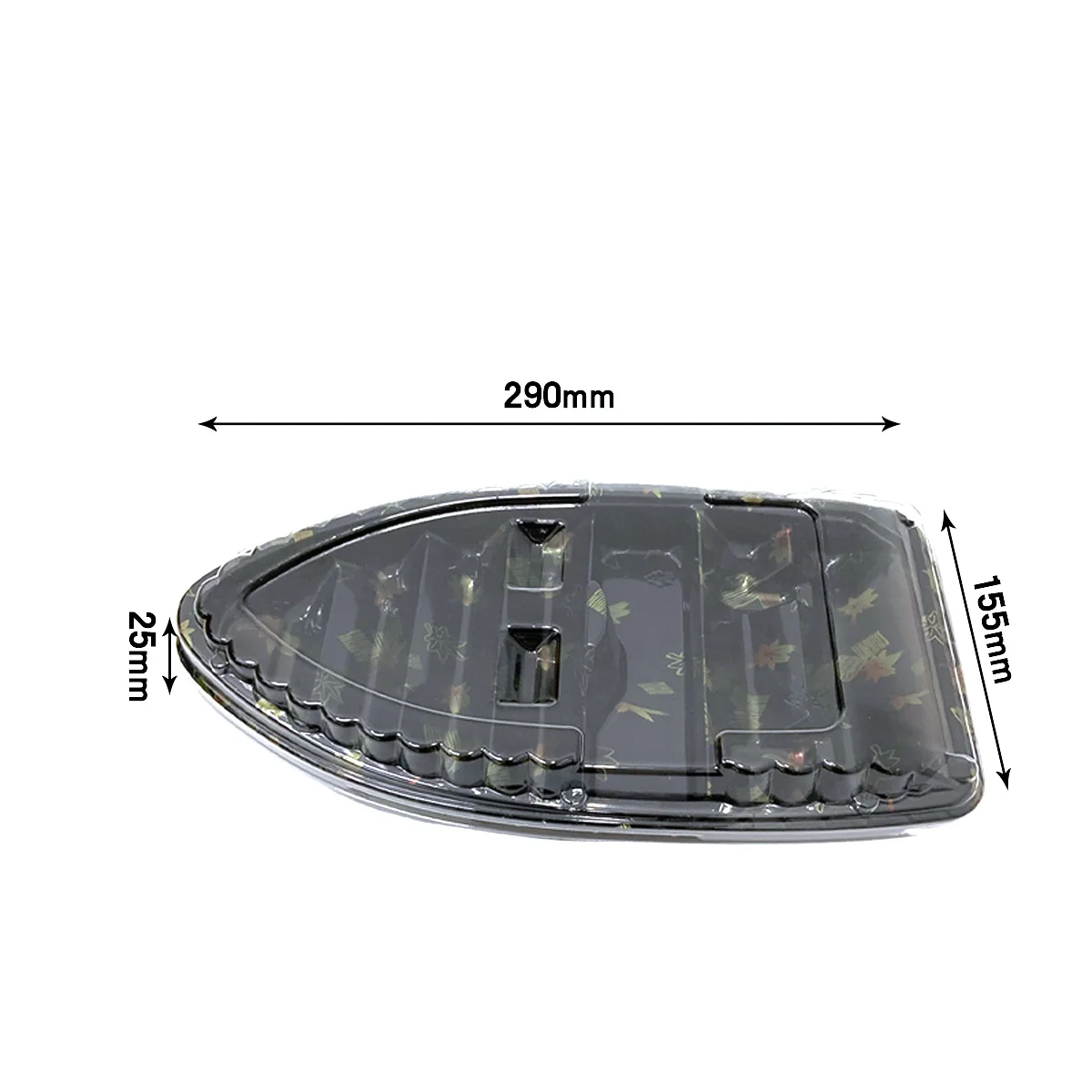 Ship type Factory Wholesale Plates Biodegradable Restaurant Microwavable sushi box