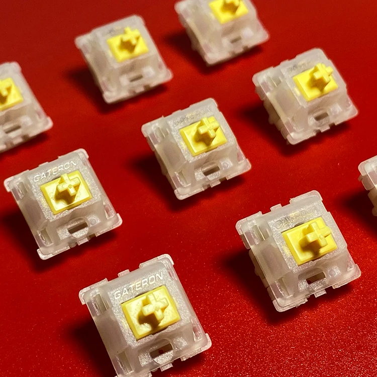  GATERON KS-3X1 красного желтого черного и белого цвета из коллекции Zapatos цвет коричневый синий зеленый линейный тактильные clicky 5 pin игровая механическая клавиатура