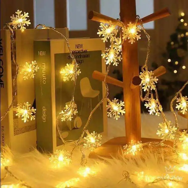 Christmas lights decor marriage lighting decoration snowflake fairy lights