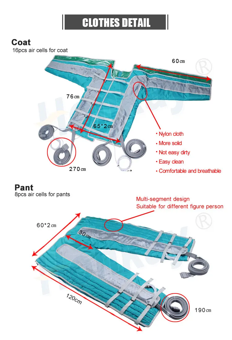 pressotherapy machine 6 maquina de presoterapia home portable 24 chambers pressotherapy device