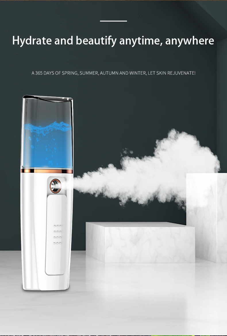 
fashion nano facial mist spray with 40ml nano mist spray face facial moisturizing handy atomization mister 