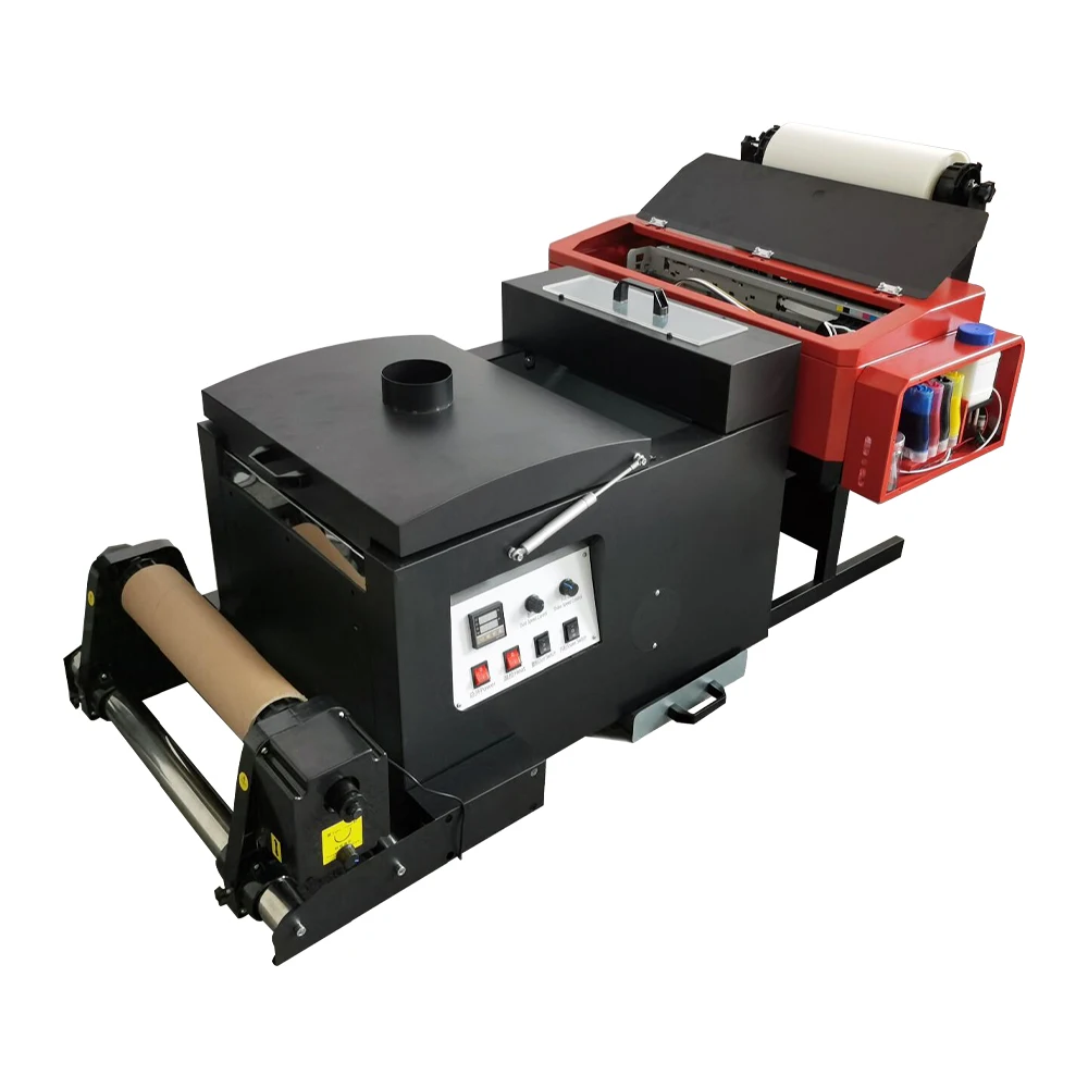 Manufacturer automatic shaking machine China white ink circulation transfer film roll and sheet A3+ DTF printer for dark T shirt