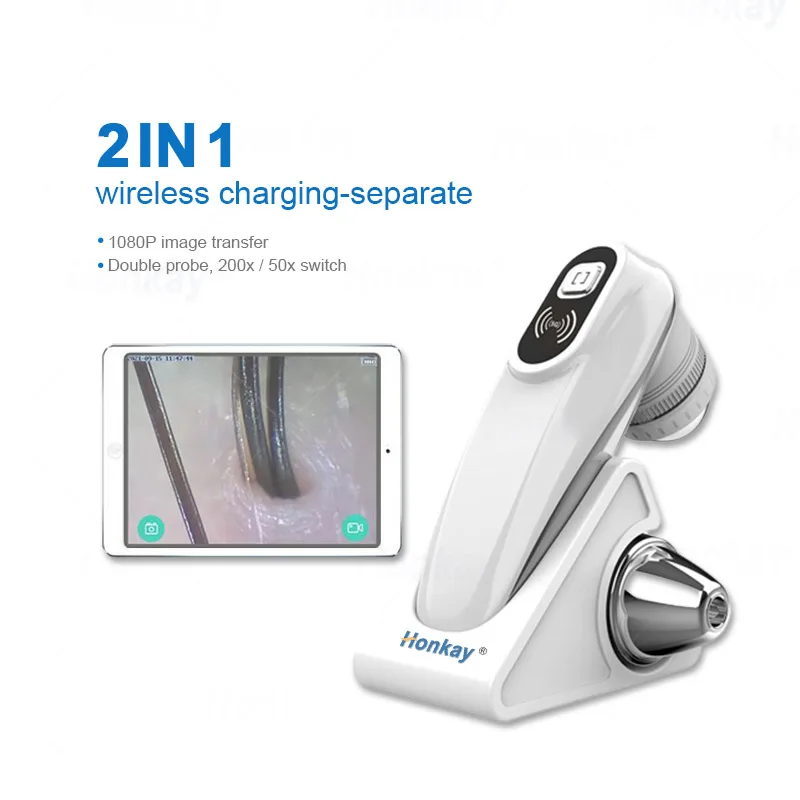 Professional 5g Wifi Wireless Home Use Scalp Skin Analyzer Portable Four-Spectrum Detector