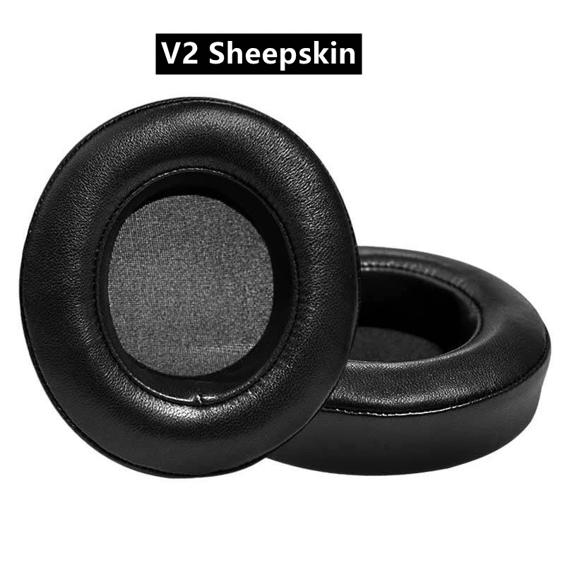 Replacement Oval Leather Sponge Gel Ear Cushion For Headset Round Kraken Pro 7.1 V2