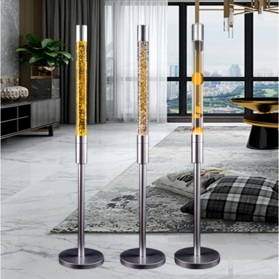 Wholesale cheap portable 16 inch 220v hotel cylindrical fine metal round aluminum base lighting lava lamp