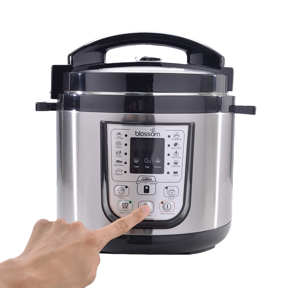 Blossom 13-in-1 Multifunctional Pressure Cooker with Accessories Measuring Cup US Plug and Programmer Function