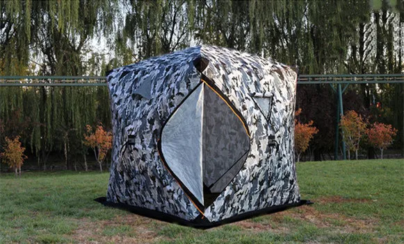portable  Pop Up Outdoor sauna tent Square hiking insulated camping ice cube winter fishing tent