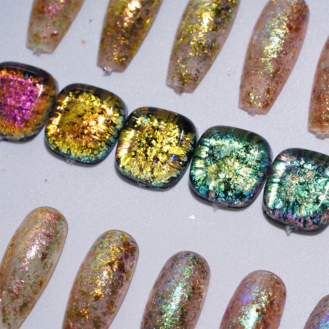 New Arrival Cosmetic Grade Eyeshadow Powder Shifting Chrome Magic Aurora Chameleon Flakes