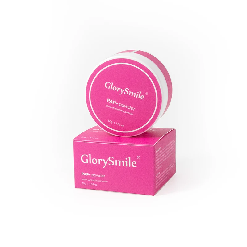 CE Approved Organic White Powder Non Peroxide PAP Teeth Whitening Powder 30g Custom Logo