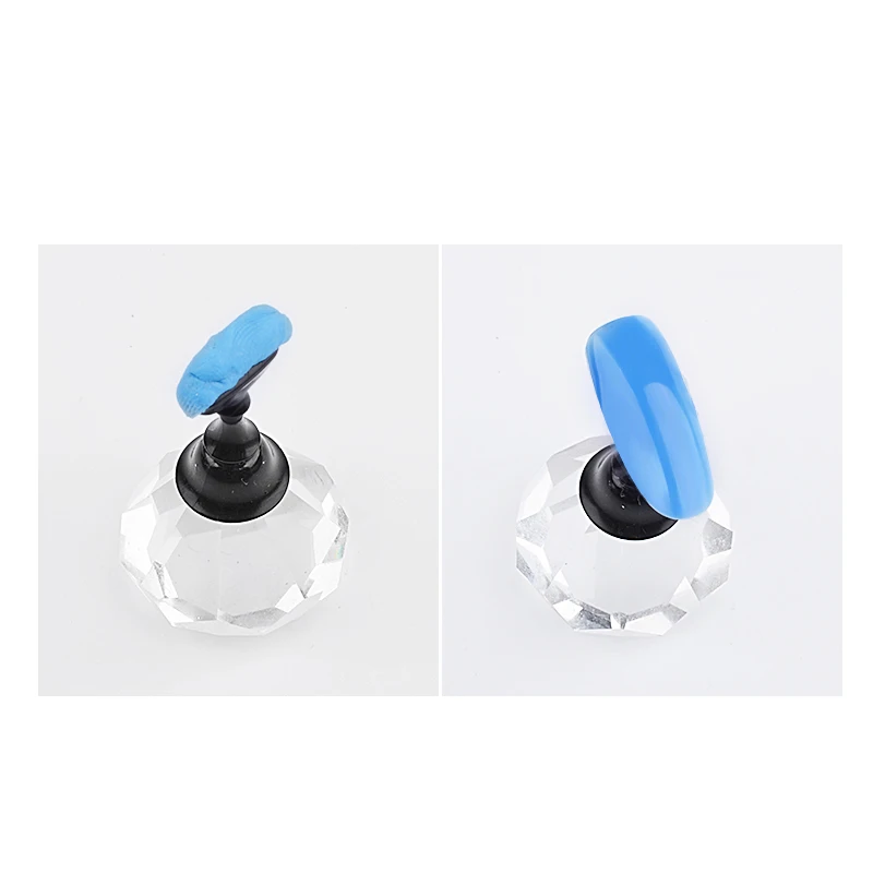 Checkerboard False Nail Tips Display Stand Holder Set Magnetic Showing Shelf Practice Holders Manicure Nail Salon Tools