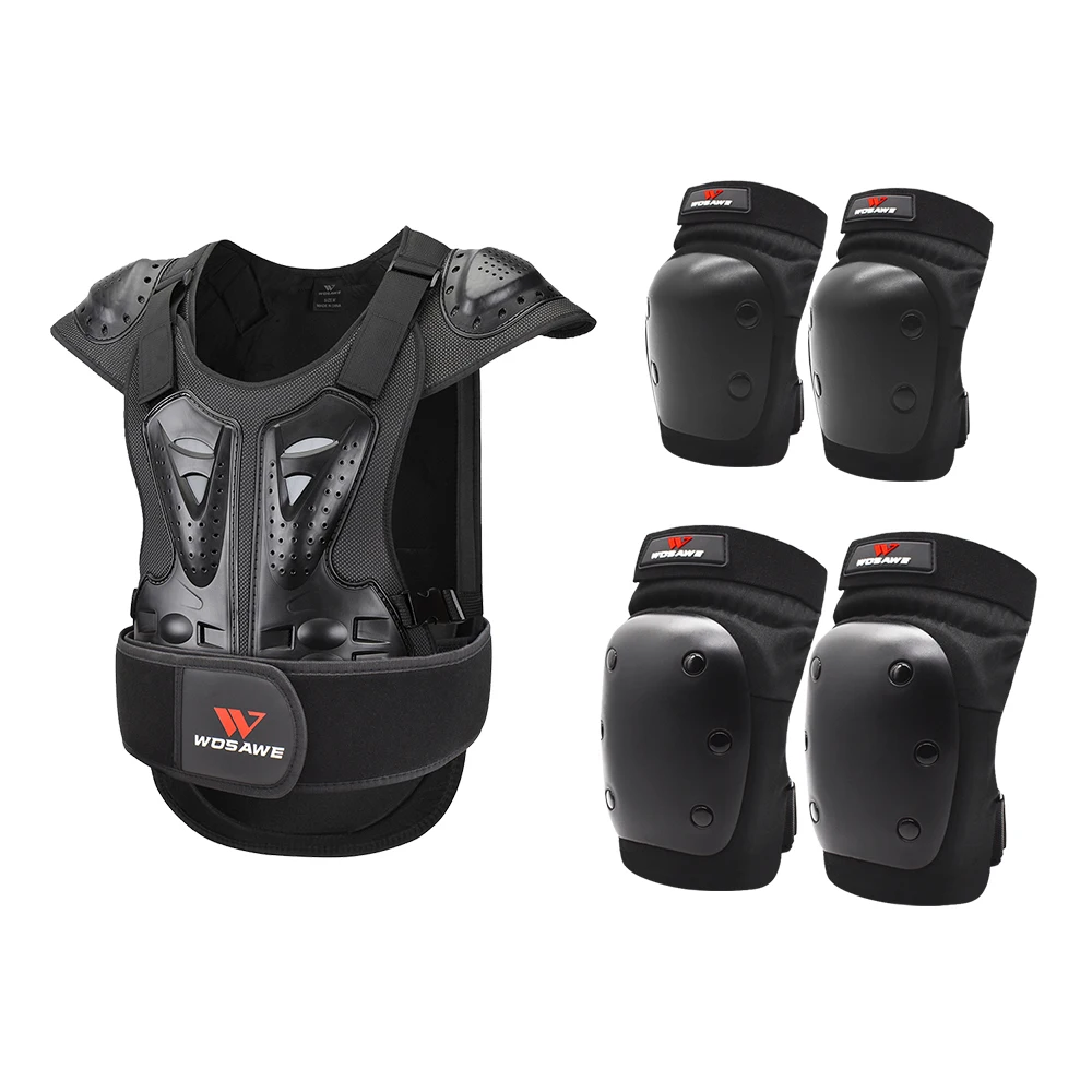 WOSAWE Motorcycle Chest Body Armor Suit Adult Skateboard Racing Motocross Body Armor Vest Armor set Protective Gear