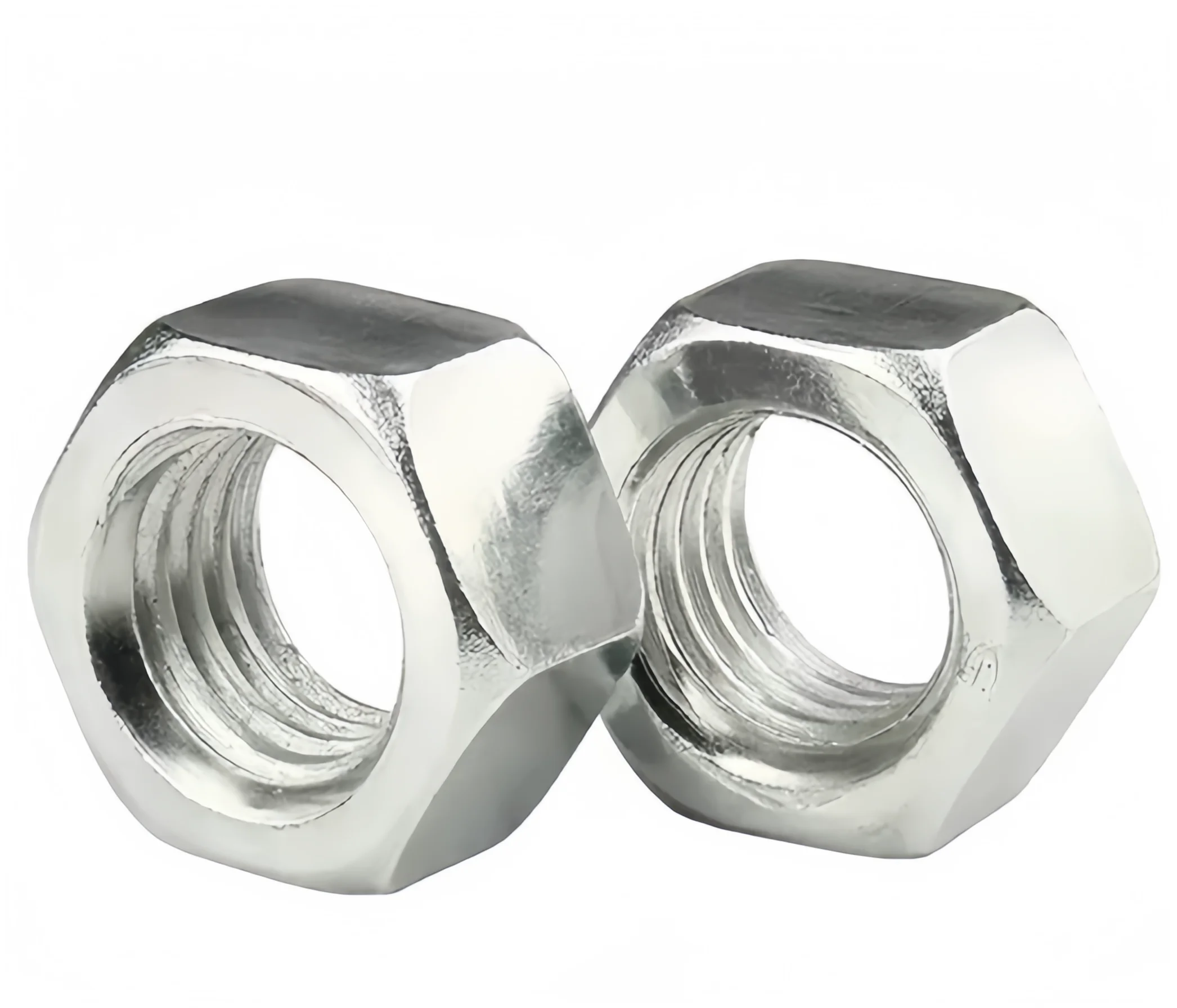 Custom SS 304 316 Stainless Steel Din 934 985 982 M5 M6 M8 M12 3/8 Tall Hex Hexagon Nylon Insert Lock Nuts