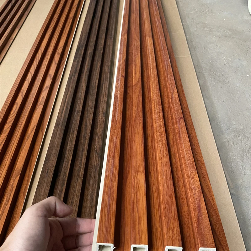 China Supply High Quality And Grade Cheap Price WPC Wall Panel High Quality Fluted Wood Alternative For Interior Wall