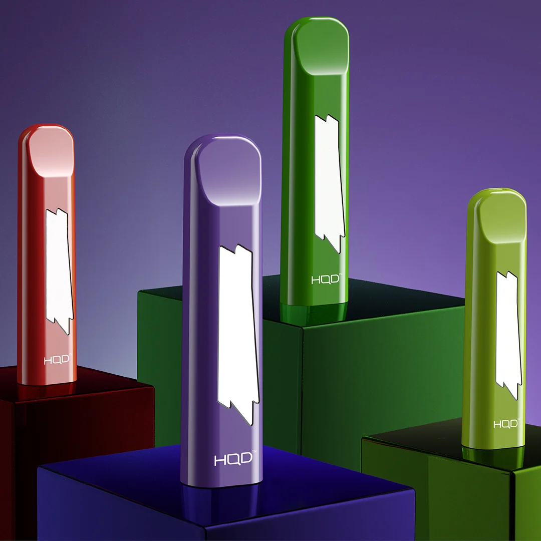
Original HQD Best Vape Cuive 300 280mAh Battery 30 Different Colors Vape Pod Factory Wholesale 
