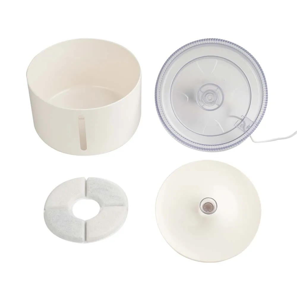 Multifunction 1W Power Saver Dog Cat Drinker Dispenser Smart Automatic Drinking Feeder Pet Water Fountain With Triple Filtration