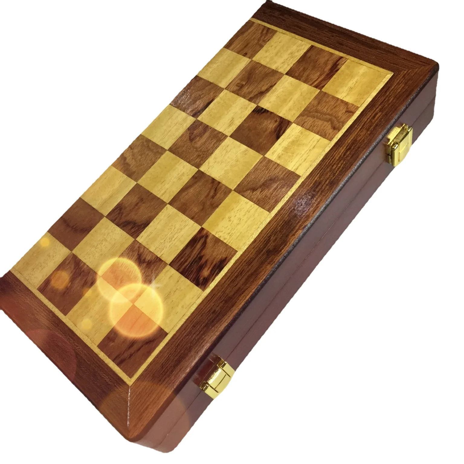 International Chess Foldable Chessboard High-End Metal Chess Pieces International Chess Travel and Entertainment Gift