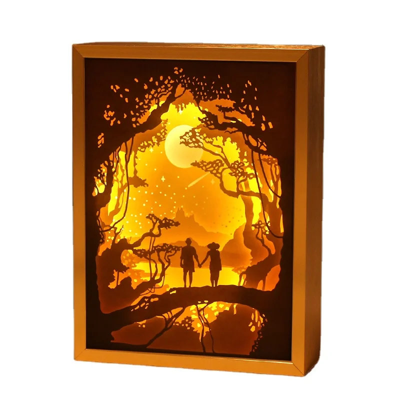 Specialized 3D Shadow Box Wall Art Aluminum Frame Light Box Wholesale Shadow Box Picture Frame