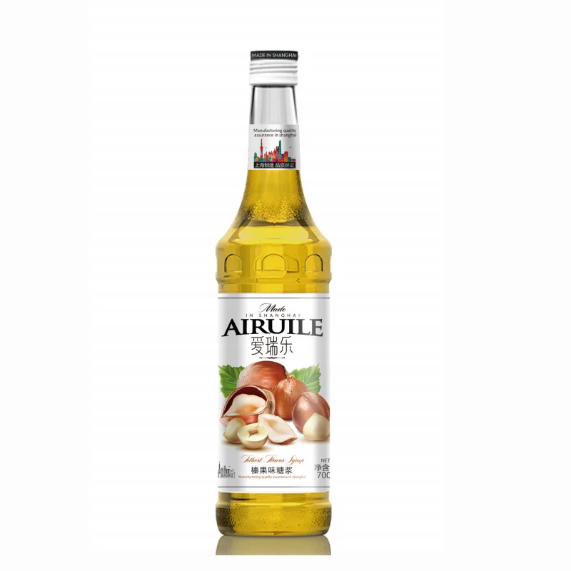 700 мл напиток, ингредиент, концентрированный сироп, сироп с ароматом леска для напитков и коктейлей
