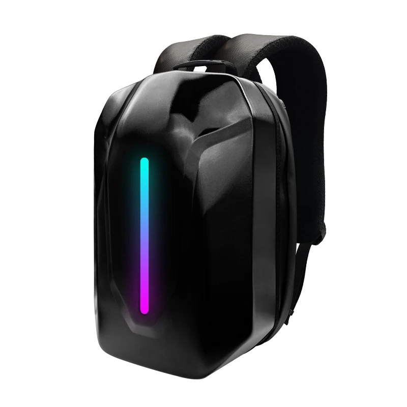 2024 Bicycle LED RGB Light Backpack for Signal and Wireless Remote Control Cycling Knapsack