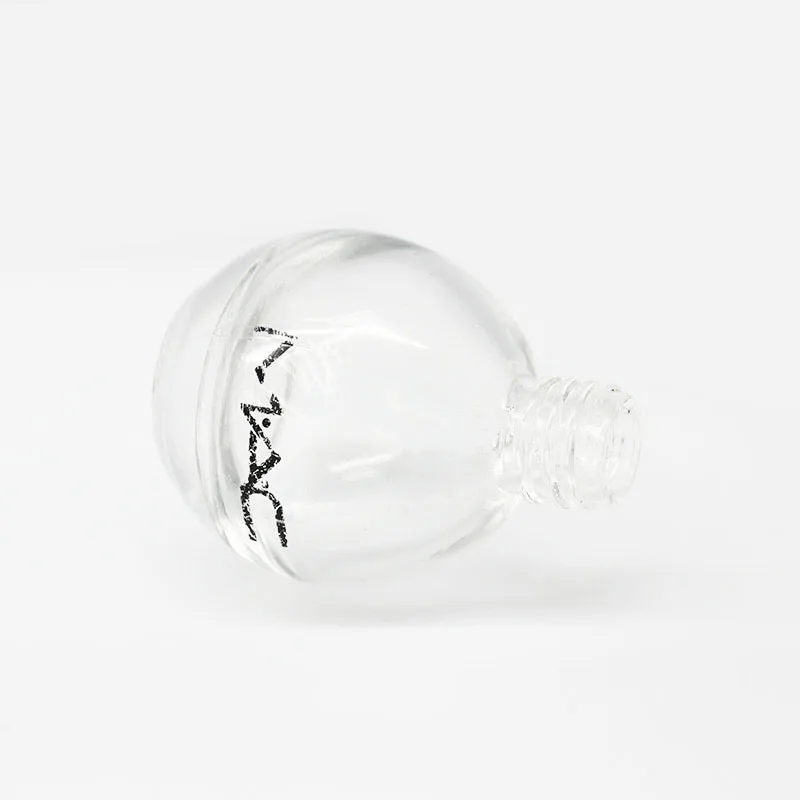 Empty Glass Nai Polish Bottle 15ml clear Essential oil bottle Liquid cosmetic Container