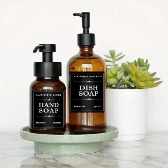 Small batch customization transparent label sticker for bottle and jar