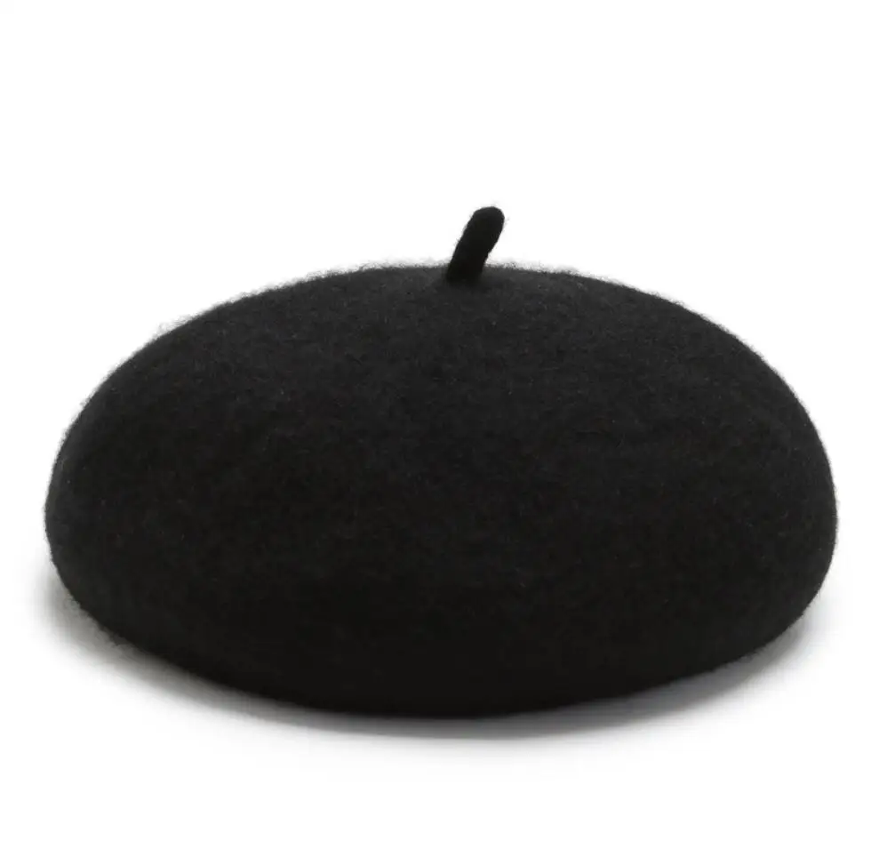 
Wholesale New Winter women hat Vintage Berets wool Caps pillbox hat Beret boinas mujer Wool Beanie Hat 