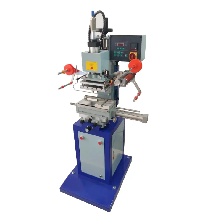 Golden foil silver logo hot stamping machine Cosmetic gift